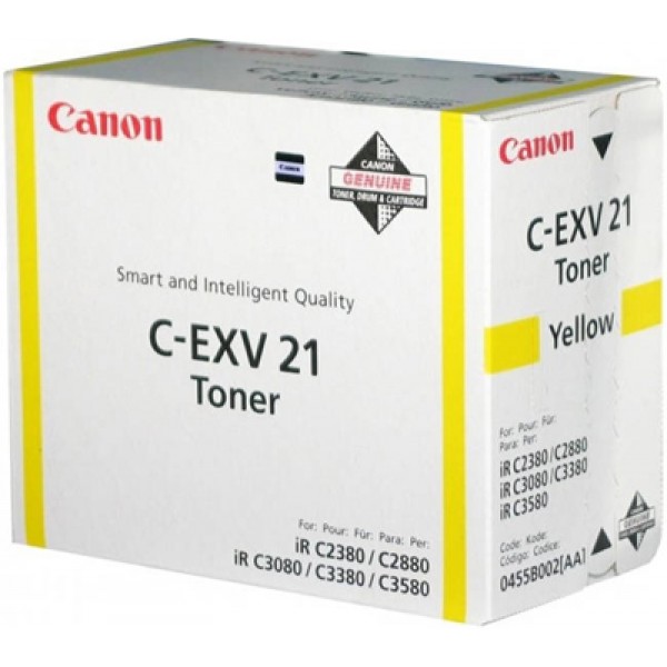 Canon C-EXV-21 Orjinal Sarı Fotokopi Toner