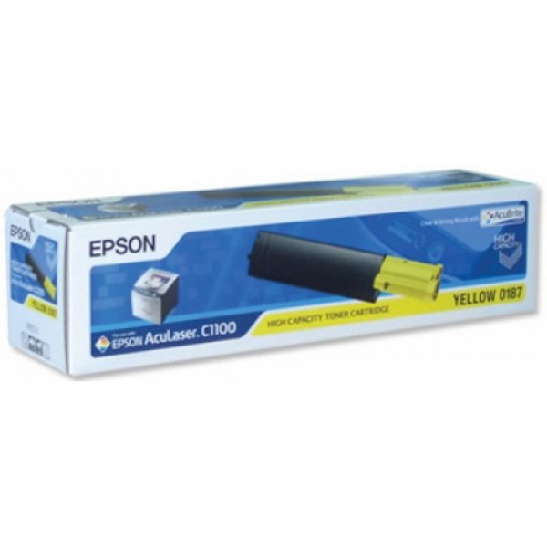 Epson C1100 CX-11 C13S050187 Orjinal Sarı Toner XL